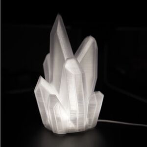 Crystals Design LED Lamp in Translucent